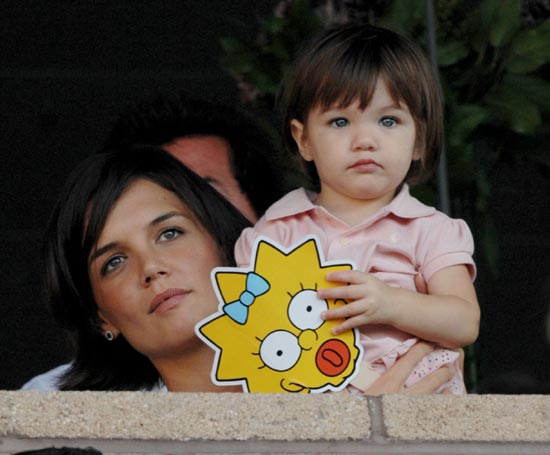 Suri Cruise, la verdadera estrella del campo