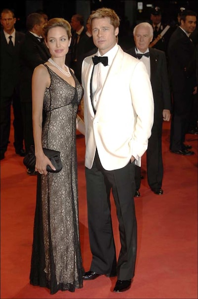 Brad Pitt y Angelina Jolie desembarcan en Venecia acompañados de sus cuatro hijos