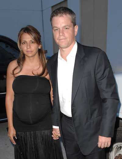 Jennifer Garner y Luciana Barroso, dos embarazadas a la última junto a sus maridos, Ben Affleck y Matt Damon