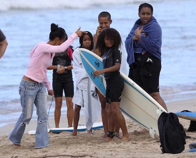 La poderosa familia de Will Smith, de vacaciones en Hawai