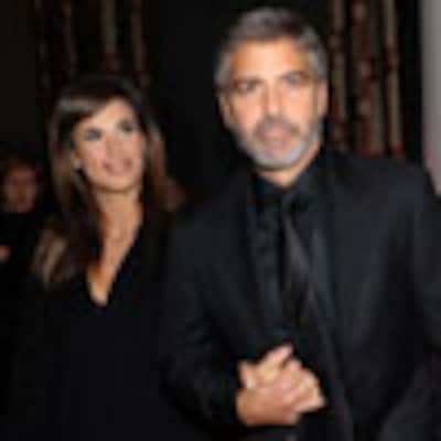 George Clooney comienza de manera triunfal la temporada de premios junto a su inseparable y bella novia, Elisabetta Canalis