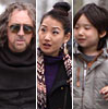 Nicolas Cage recibe en el set de rodaje la visita de su mujer, Alice Kim, y de su hijo, Kal-El