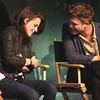 Kristen Stewart y Robert Pattinson, miradas cómplices en un encuentro con los fans de 'Crepúsculo'