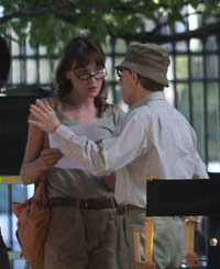 Woody Allen y Carla Bruni