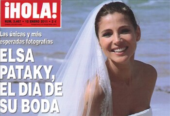 Esta semana en ¡HOLA!: Las únicas y más esperadas fotografías de Elsa Pataky el día de su boda