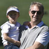 Kevin Costner, el mejor 'profe' de golf para sus hijos Cayden y Hayes