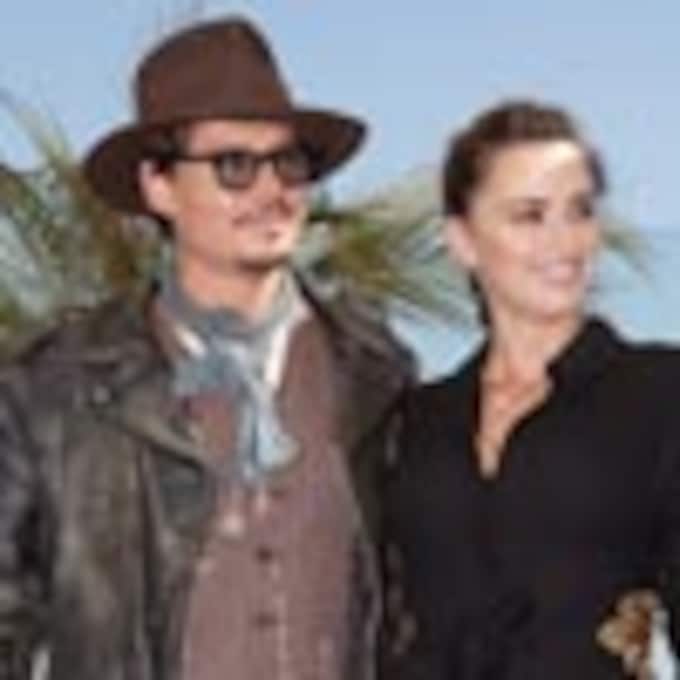 Penélope Cruz y Johnny Depp, dos 'piratas' en Moscú