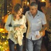 Su paraíso particular: George Clooney y Elisabetta Canalis, romántica cena a la luz de las velas en el lago Como