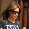 Elisabetta Canalis reaparece, con gesto serio, tras su ruptura con George Clooney