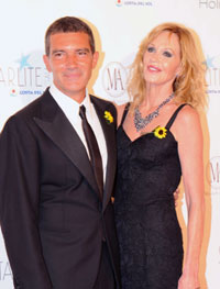 Antonio Banderas y Melanie Griffith