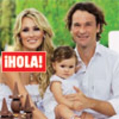 Exclusiva en ¡Hola!: Carolina Cerezuela y Carlos Moyá nos reciben en su casa de Mallorca con motivo del primer cumpleaños de su hija, Carla