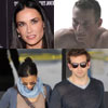 Bradley Cooper y Zoe Saldana, Demi Moore y un modelo de 26 años, ¿las nuevas parejas de Hollywood?