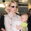 January Jones: 'Volví al trabajo cuando Xander tenía siete semanas. Tenía su propia habitación en el set de rodaje, así que pude trabajar y cuidar de él'