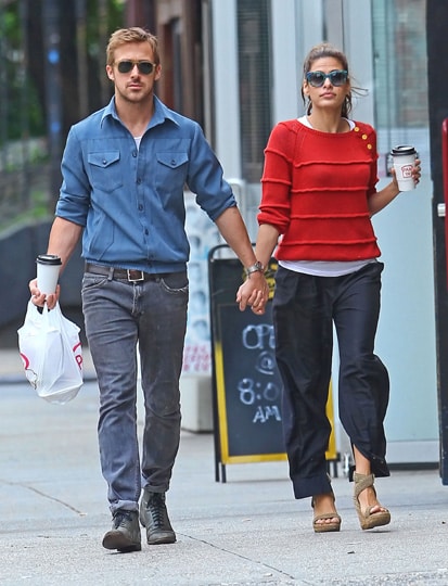 Eva Mendes y Ryan Gosling 