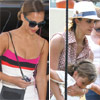 Jessica Alba, del 'glamour' del diseño al uniforme de mamá