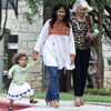 Vida McConaughey, de paseo con sus abuelas por Texas