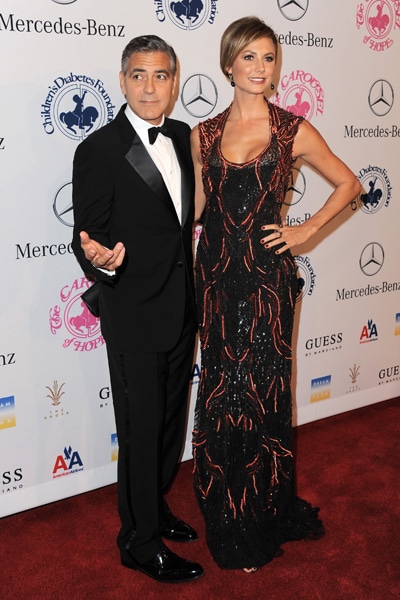 George Clooney y Stacy Keibler