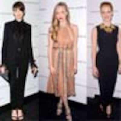 Anne Hathaway, Amanda Seyfried, Jessica Chastain y Emily Blunt, duelo de bellezas en una noche de premios en NY