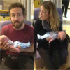 Entrañables imágenes de Blake Lively y Ryan Reynolds con un bebé en brazos