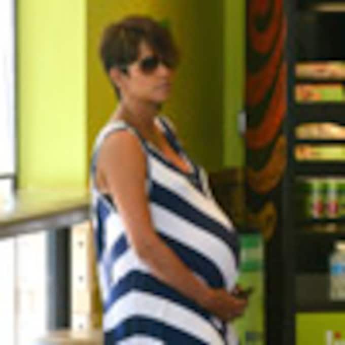 Halle Berry no renuncia a su estilo días antes de dar a luz