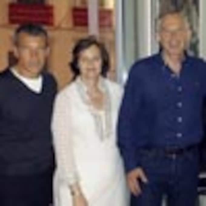 Antonio Banderas, anfitrión de Tony Blair y su esposa en la Semana Santa malagueña
