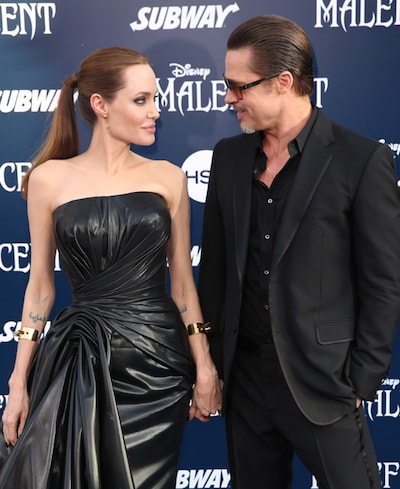 El susto de Brad Pitt y una Angelina Jolie, más 'maléfica' que nunca, en Hollywood