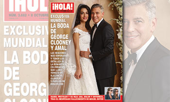 George Clooney y Amal Alamuddin eligen ¡HOLA! para mostrar las fotos de su romántica boda en una gran exclusiva mundial