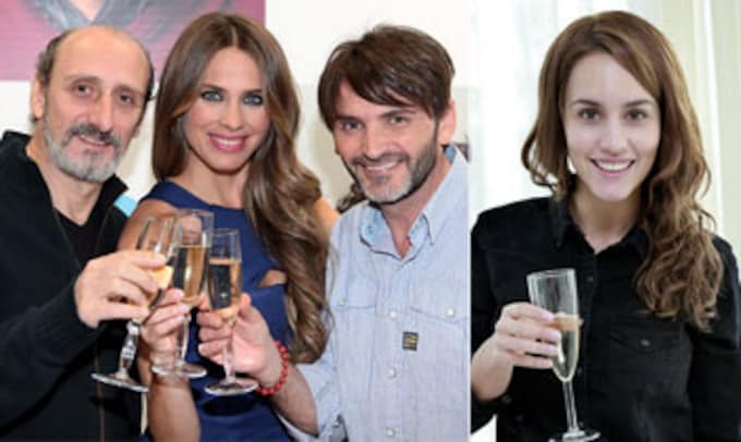 Megan Montaner, Macarena García, Andrés Velencoso y otros protagonistas de las series más populares brindan por 2015