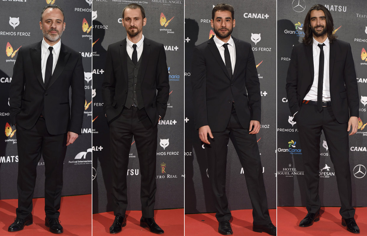 Desfile de estrellas en la alfombra roja de los premios Feroz