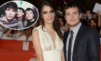 Claudia Traisac recibe la visita de Josh Hutcherson