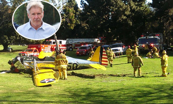 El impactante rescate de Harrison Ford, tras sufrir un accidente de avioneta