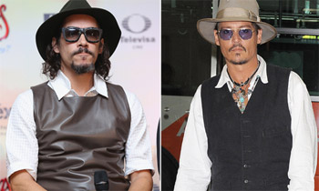 El juego de las siete diferencias con Johnny Depp y Óscar Jaenada