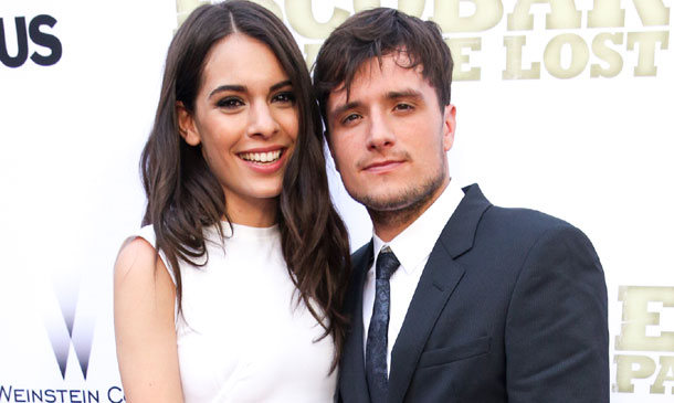 La española Claudia Traisac y Josh Hutcherson se dan 'el sí' ante Hollywood