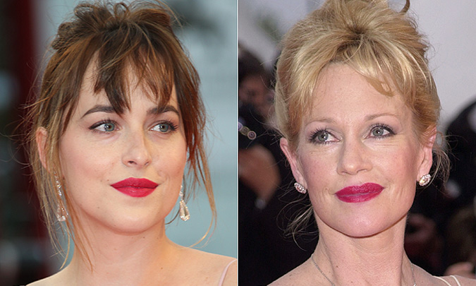 Dakota Johnson, cada vez más parecida a su madre, Melanie Griffith