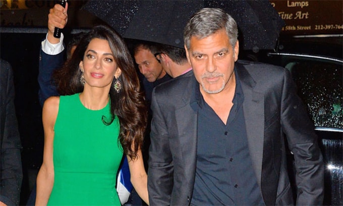 ¿Cómo celebraron George Clooney y Amal Alamuddin su aniversario de boda?
