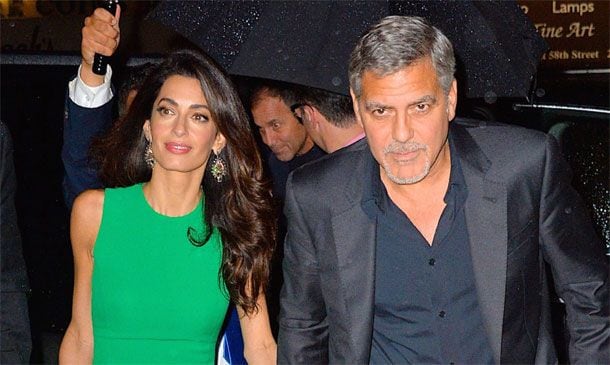 ¿Cómo celebraron George Clooney y Amal Alamuddin su aniversario de boda?