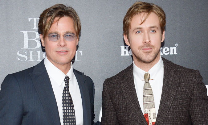 Brad Pitt o Ryan Gosling, juntos en la alfombra roja ¿por quién suben las apuestas?