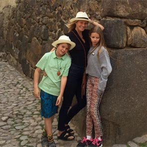 Gwyneth Paltrow presume de hijos en su exótico viaje por Perú
