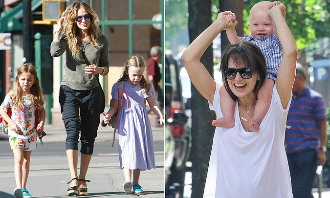 FOTOGALERÍA: Al cole, jugando en el parque, de confidencias... ¡pero siempre con mamá!