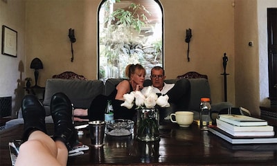 Antonio Banderas y Melanie Griffith, juntos con su hija Stella durante las vacaciones
