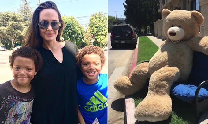 Angelina Jolie y el increíble gesto que hizo feliz a dos gemelos en Los Ángeles