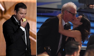 Matt Damon y su manzana, sandwiches de mantequilla de cacahuete... ¿los Emmy no eran unos premios?