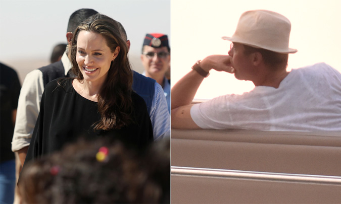 Las últimas imágenes de Angelina Jolie y Brad Pitt por separado antes de anunciar su divorcio