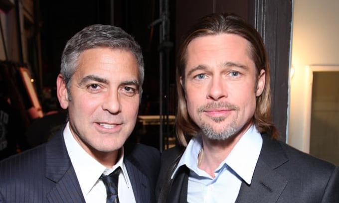 Así reaccionó George Clooney al enterarse del divorcio de su buen amigo Brad Pitt