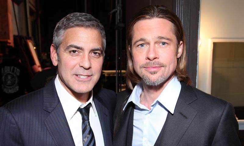 Así reaccionó George Clooney al enterarse del divorcio de su buen amigo Brad Pitt