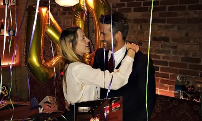 Ryan Reynolds, sorprendido de un modo muy romántico por Blake Lively en su 40 cumpleaños