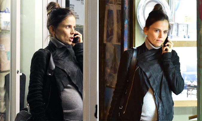 Elena Anaya, las imágenes de una futura mamá de compras