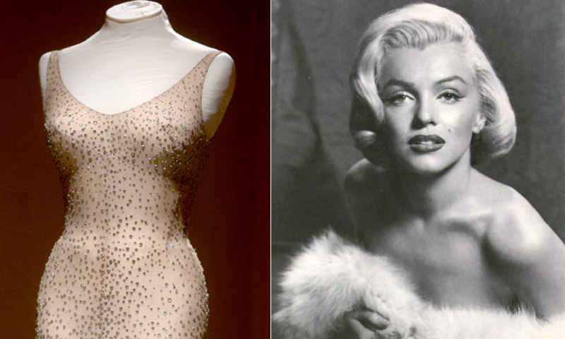 Subastan el vestido con el que Marilyn Monroe cantó el cumpleaños a JFK