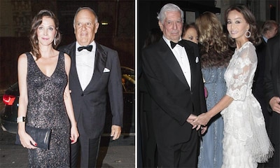 Isabel Preysler y Mario Vargas Llosa coinciden con Carlos Falcó y Esther Doña en una fiesta en Madrid