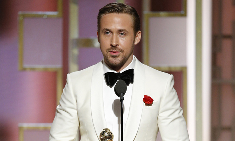 La declaración de amor de Ryan Gosling a Eva Mendes y sus hijas al recibir su Globo de Oro
